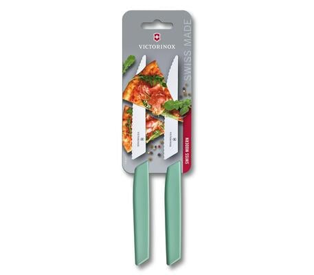 VICTORINOX Set nožov na steak a pizzu, mätová 6.9006.12W41B - KNIFESTOCK