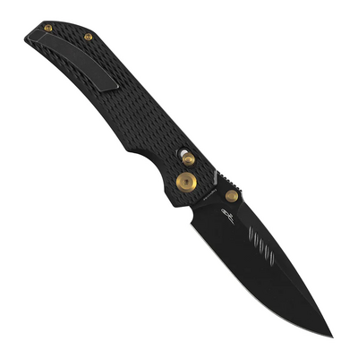 Kansept Eaglestrike Blackwash CPM S35VN Black Anodized Titanium K1095V6 - KNIFESTOCK
