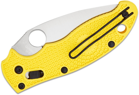 Spyderco Manix 2 Salt Yellow Lightweight CPM MagnaCut Reveal 14 C101PYL2 - KNIFESTOCK