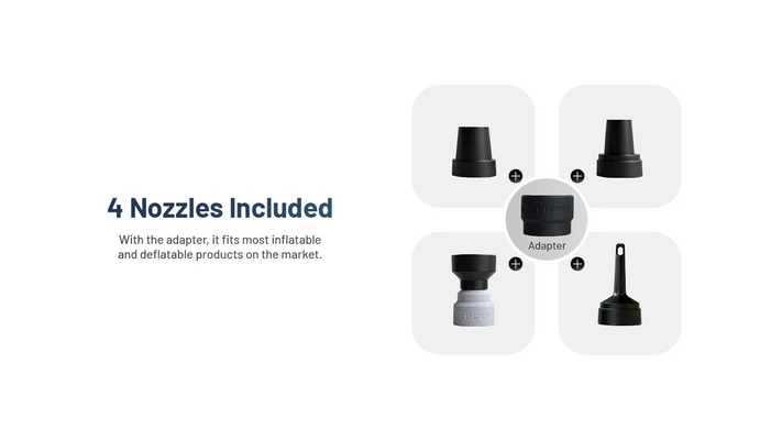 Nitecore Ultra Lightweight Carbon Fiber Air Pump with accesories AP05C+NL169R - KNIFESTOCK