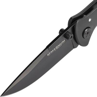 Böker Magnum Shadow Aluminum Handle Blade Plain 01MB428 - KNIFESTOCK