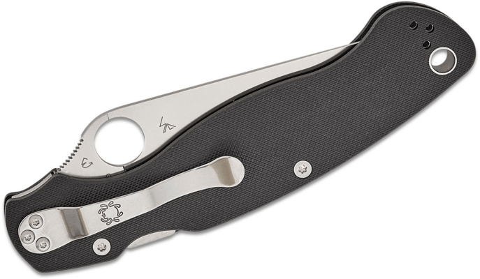 Spyderco Military 2 Black G-10 Reveal 13 C36GS2 - KNIFESTOCK