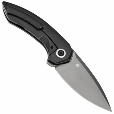 Kansept ODD 21 Mirror DLC CPM20CV,Blackwash Ti with Bronze Anodized Holes K1077A6 - KNIFESTOCK