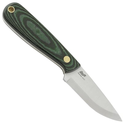 Brisa Brisa Necker 70 - Green micarta  12C27 Scandi Sheath Multicarry 70 BR-012-66437-1548 - KNIFESTOCK