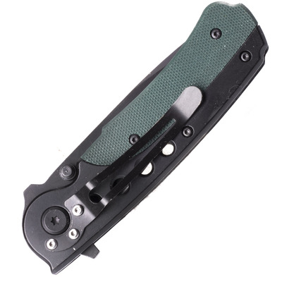 Mil-Tec EINHANDMESSER M.CLIP FEKETE/OLÍVA 15305000 - KNIFESTOCK