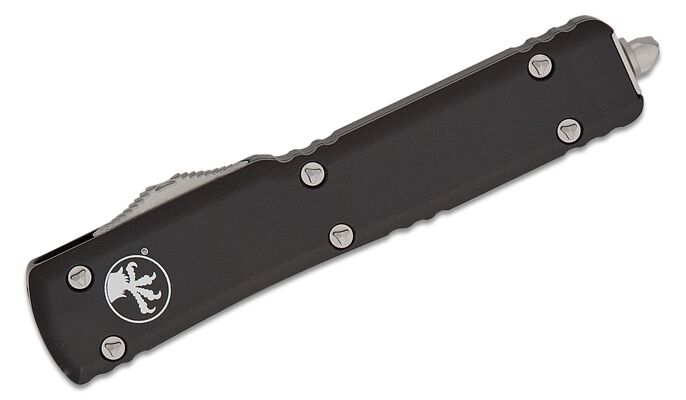 Microtech UTX-70 T/E Satin Full Serrated 149-6 - KNIFESTOCK