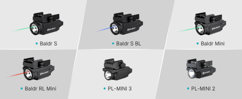 Olight Un suport cu șină glisantă pentru lumini montate pe șină compatibile cu scurt - KNIFESTOCK