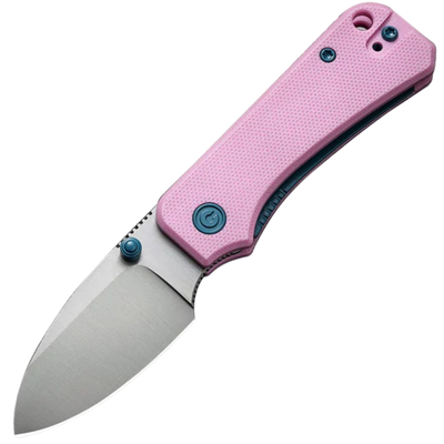 CIVIVI Baby Banter Powder Pink G10 HandleSatin Finished Nitro-V BladeNested Li - KNIFESTOCK