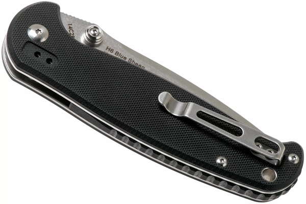 REAL STEEL H6 Blue Sheep Black Stonewashed RE-7762 - KNIFESTOCK
