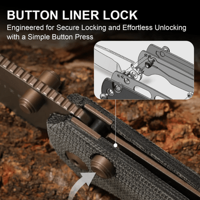 Kizer T1 BD Nitro-V,Sunset Metal PVD,Norplex UltreX™ Micarta - KNIFESTOCK