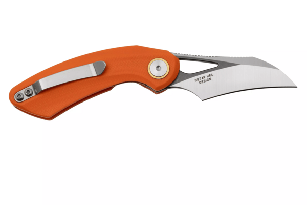 Bestech BIHAI 14C28N Grey DLC stonewash+Satin G10 Orange BG53B-2 - KNIFESTOCK