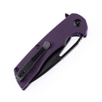 Kansept Kryo Black Coating D2 Blade Purple G10 T1001B3 - KNIFESTOCK