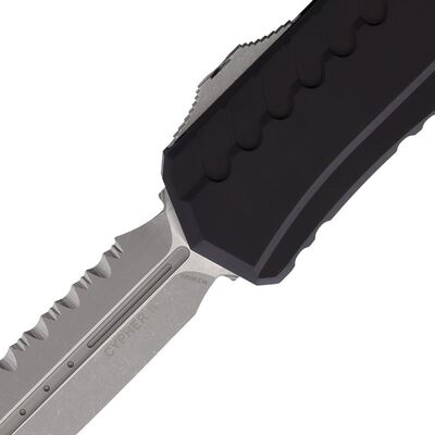 Microtech Cypher® II D/E Apocalyptic® Full Serrated 1242-12AP - KNIFESTOCK
