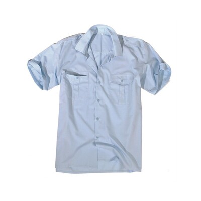 Cămașă de serviciu cu mânecă scurtă Mil-Tec LIGHT BLUE 3XL 10932011-907 - KNIFESTOCK