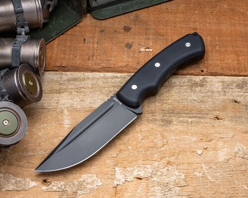 KA-BAR IFB Drop Point, Svart Blad, Svart G10 Handtag, MOLLE Kompatibelt Slida KB-5350 - KNIFESTOCK