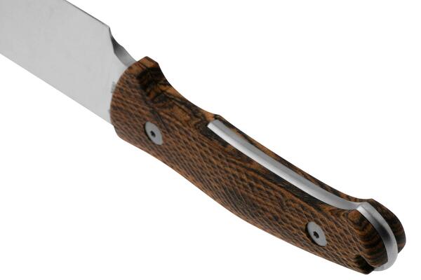 Coltello Viper a lama fissa in acciaio N690 con finitura satinata e codolo seminasco - KNIFESTOCK