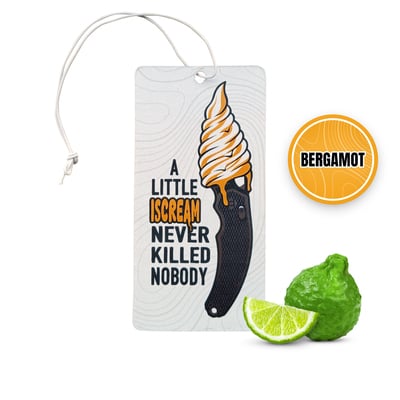 KNFS Vonný stromček do auta - Bergamot - KNIFESTOCK