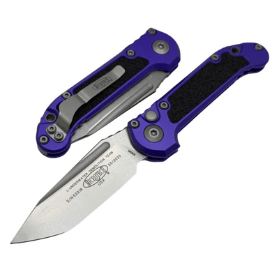Microtech LUDT GEN III T/E STONEWASH STANDARD PURPLE 1136-10PU - KNIFESTOCK