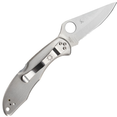 Spyderco C11PS Delica 4 Stainless - KNIFESTOCK