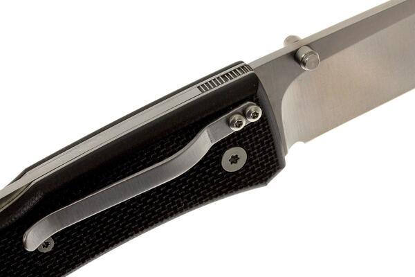 Lionsteel Folding knife with D2 blade, Black G10 with clip 8810 BK - KNIFESTOCK