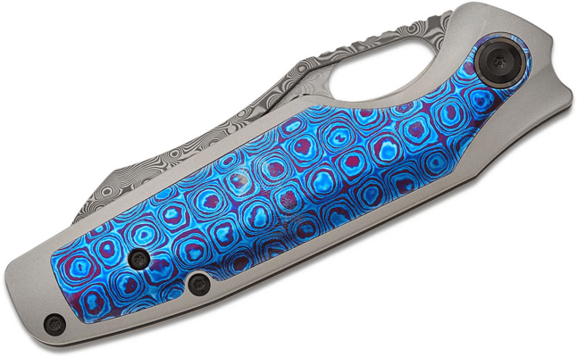 KANSEPT Tuckamore Damascus Frame Lock K1052A7 - KNIFESTOCK