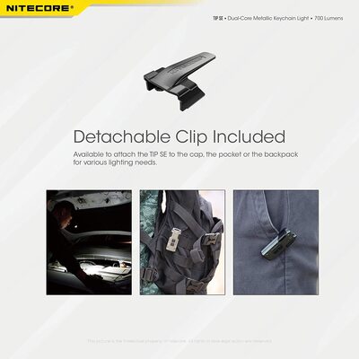 Lampe de poche NITECORE TIPSE-B pour porte-clés - KNIFESTOCK