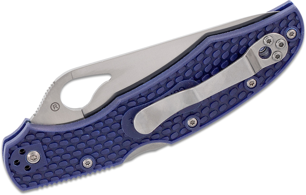 Spyderco BY03PSBL2 Cara Cara 2 Lightweight Blue - KNIFESTOCK