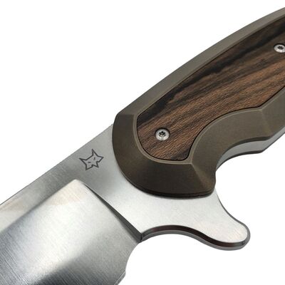 Fox Knives Eastwood Tiger Fixed FX-106 TIZW GUDY VAN POPPEL Design – Elmax/Titan/Ziricote - KNIFESTOCK