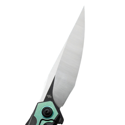 Bestech SAMARI M390, Satin+Black, Titanium, Black+Green BT2009C - KNIFESTOCK