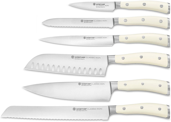 Wusthof CL IKON CREME Blok na 6 ks nožů 1090470602 - KNIFESTOCK