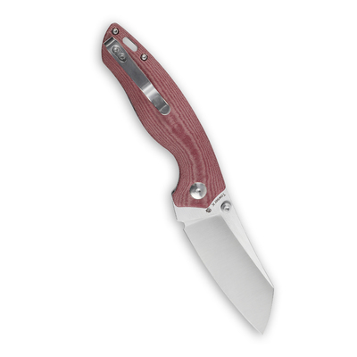 Kizer Towser K Liner Lock Knife Red Micarta - V4593C2 - KNIFESTOCK
