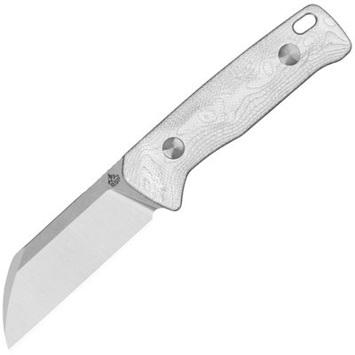 QSP Knife Baby Penguin  14C28N, 2 tone stonewash-satin,  G10 + aluminum foil QS130BP-D1 - KNIFESTOCK