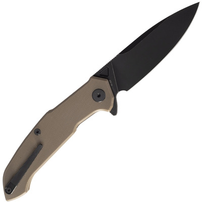 KUBEY Victory Liner Lock Flipper Kés Tan G10 Markolat KU219C - KNIFESTOCK