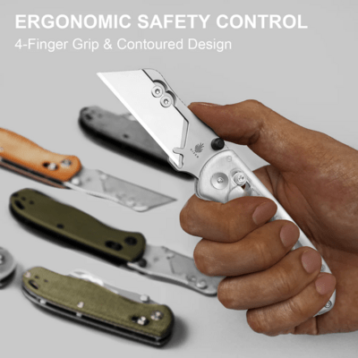 Kizer Drop Bear Utility Azo SK5 &amp; 5Cr15 Acrylic V3619JA5 - KNIFESTOCK