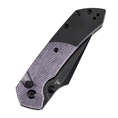 TENABLE KNIVES Fenrir Blackwash 14C28N 0.138‘/3.5mm Lila Micarta + Blackwash A - KNIFESTOCK