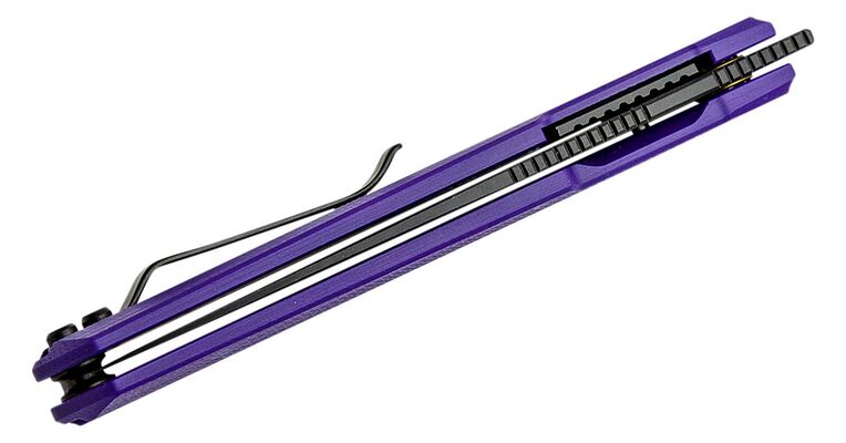 CIVIVI Clavi Black Stonewashed/G10 Purple C21019-2 - KNIFESTOCK