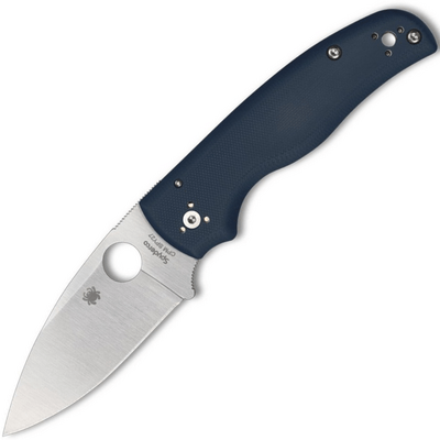 Spyderco SHAMAN COBALT BLUE G-10 CPM SPY27 PLAINEDGE - KNIFESTOCK