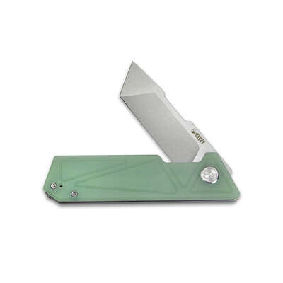 KUBEY Avenger Outdoor EDC Folding Pocket Knife Jade G10 Handle KU104E - KNIFESTOCK