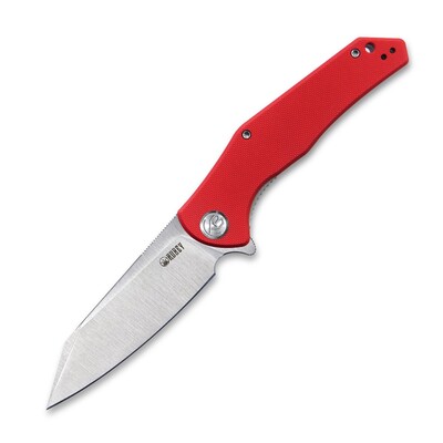 KUBEY Flash Liner Lock Flipper Folding Knife Red G10 Handle KU158D - KNIFESTOCK