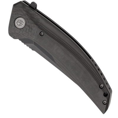 Petrified Fish PFP05 Deepsea Black Stonewash K110 Carbon Fiber PFP05CDW - KNIFESTOCK