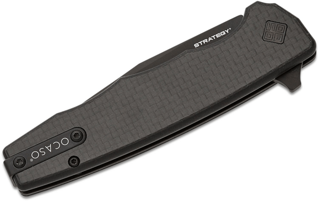 Ocaso Strategy Carbon Fiber/G-10 + Black PVD 29BCB - KNIFESTOCK