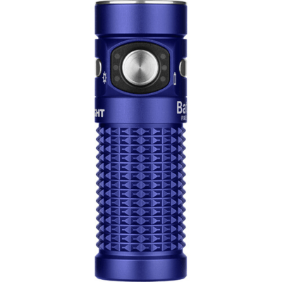 Olight Baton 4 Premium Edition Flashlight with Wireless Charging Case (Regal blue, 1300 Lumens) - KNIFESTOCK
