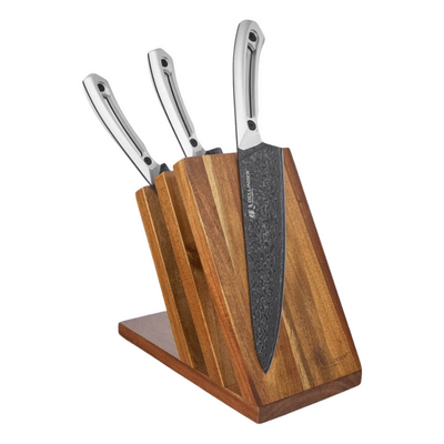 Dellinger Set of 3 knives Dellinger Brilliance + magnetic stand - KNIFESTOCK