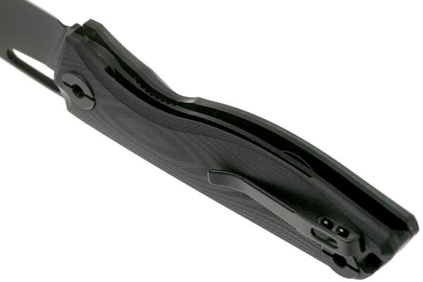 Real Steel Sidus Black G10, Liner Lock D2 RE-7461B - KNIFESTOCK