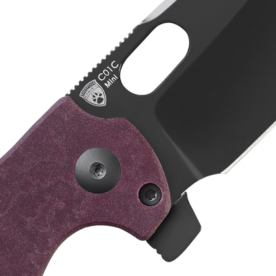 Kizer Mini Sheepdog C01c Liner lock Red Richlite - V3488A5 - KNIFESTOCK