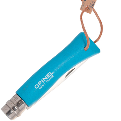 Opinel N7 inox égszínkék - KNIFESTOCK