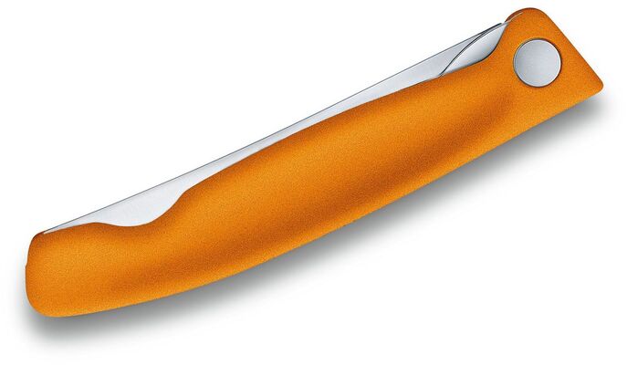 VICTORINOX 6.7836.F9B SWISS CLASSIC zatvárací nôž na paradajky 11cm oranžová - KNIFESTOCK