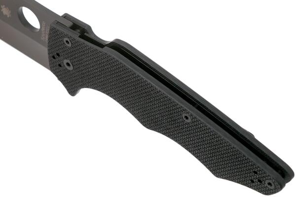 Spyderco YoJumbo G-10 Black C253GPBBK - KNIFESTOCK