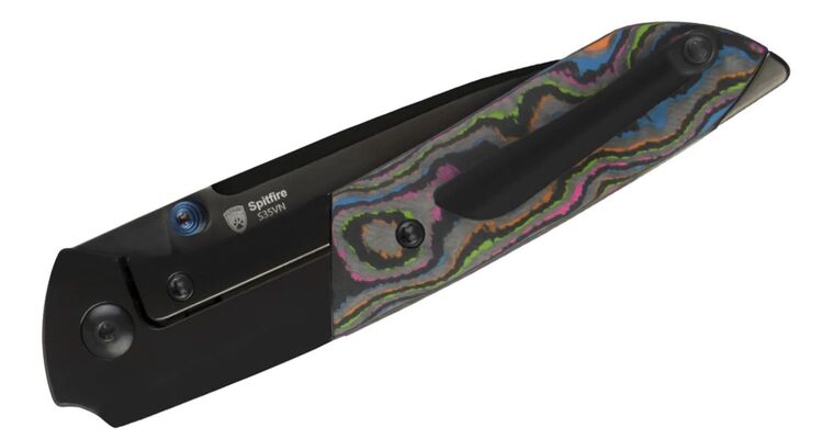 Kizer Spitfire S35VN Titanium &amp; Camo Carbon 80‘s Ki3690A2 - KNIFESTOCK