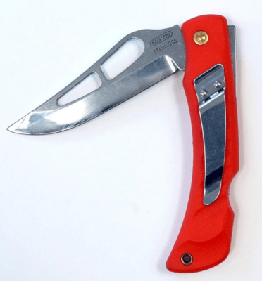 MIKOV CROCODILE vreckový nôž 9 cm 243-NH-1/A červený - KNIFESTOCK